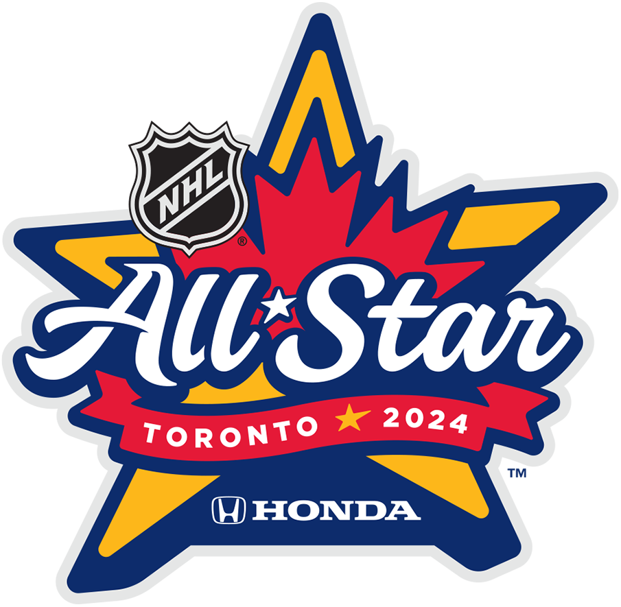 NHL All-Star Game 2024 Sponsored Logo iron on heat transfer